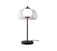LIVARNO HOME Lámpara de mesa LED, pantalla de vidrio de alta calidad. (transparente)