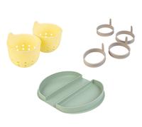 LIVARNO HOME Set de escalfadores de huevos/ aros para huevos fritos/ Molde para tortilla