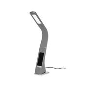 LIVARNO® Lámpara de escritorio con reloj digital (gris)