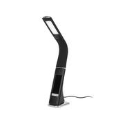LIVARNO® Lámpara de escritorio con reloj digital (negro)
