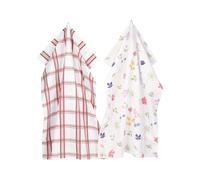 LIVARNO® Paños de cocina 50 x 70 cm, pack 2 (rojo)