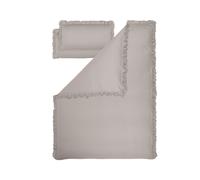 LIVARNO® Ropa de cama de satén de microfibra 260 x 220 cm (gris)