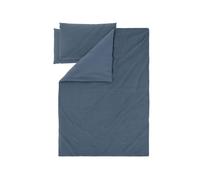 LIVARNO® Ropa de cama reversible de seersucker 260 x 220 cm (azul)