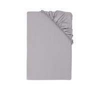 LIVARNO® Sábana bajera ajustable de satén de lujo, 90-100 x 200 cm (gris)