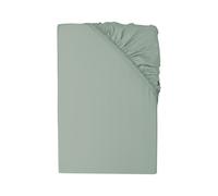 LIVARNO® Sábana bajera ajustable de satén de lujo, 90-100 x 200 cm (Verde)