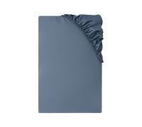 LIVARNO® Sábana bajera de satén, 90-100 x 200 cm. (azul oscuro)