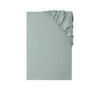 LIVARNO® Sábana bajera de satén, 90-100 x 200 cm. (Verde)