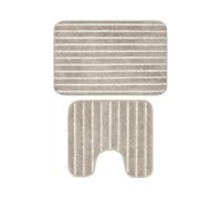 LIVARNO® Set de accesorios de baño (con recorte para inodoro, beige)