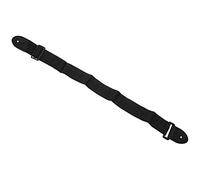 LIVASH Correa de guitarra Pua de guitarra Cinturon correa negra de guitarra ukulele acustica Extremos de nylon ajustables para guitarras