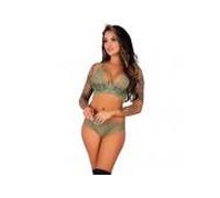 LIVCO CORSETTI FASHION - PINE LC 90667 SUJETADOR + PANTY KHAKI