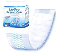LivDry - Almohadillas para aumentar la incontinencia | Protección extra absorbente para adultos, unisex, almohadilla cómoda desechable