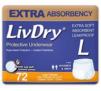 LivDry Pañales para adultos | Ropa interior de incontinencia protectora | Super absorbente | Regular/Daytime