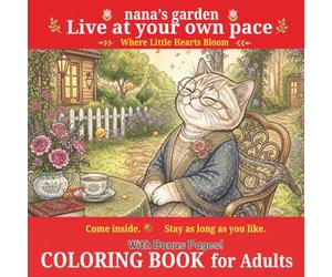 Live at your own pace.: Coloring Book for Adult 悠々自適 (Japanease Proverbs by Cats)