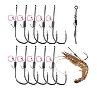 Live Bait Hooks - 10 Pieces Trout Catfish Catching Rigs | Saltwater Fishing Hooks For Men Husband Dad Pond Lake River