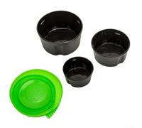 Live Bait Storage Solution - Caja de 3 piezas para lombrices de tierra con cubierta ventilada para entusiastas de la pesca (verde)