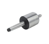 Live Center con triple rodamiento de bolas para torno CNC, cono Morse MT1/MT2/MT3/MT4, mandril de punta de acero de alto rendimiento para torneado y fresado preciso hasta 3000 rpm (MT1)
