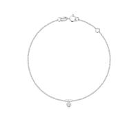 LIVE DIAMOND Pulsera Mujer, en Oro blanco 375, Diamante ecológico Lab Grown - LD00520