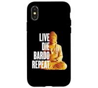 Live Die Bardo Repeat - Rebirth Dharma Karma Reencarnation Carcasa para iPhone X/XS