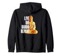 Live Die Bardo Repeat - Rebirth Dharma Karma Reencarnation Sudadera con Capucha