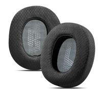 Live E65BTNC - Almohadillas de repuesto para auriculares JBL Live E65BTNC, 650BTNC, 660BTNC, 750NC Duet NC con cancelación de ruido, esponja viscoelástica suave y almohadillas de tela de malla