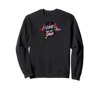 Live For The Drop EDM DJ Music Producer Rave Party Design Sudadera