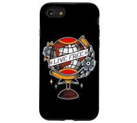 Live Free Globo del Mundo Carcasa para iPhone SE (2020) / 7/8