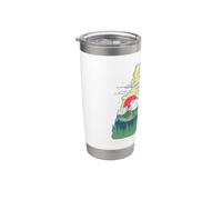 Live Free or Die New Hampshire Outdoor Hiking State Pride Vaso térmico de acero inoxidable de doble pared
