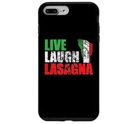 Live Laugh Lasagna | Bandera Italiana | País Italia Carcasa para iPhone 7 Plus/8 Plus