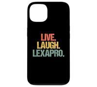 Live, Laugh, Lexapro - Retro Funny Diciendo Depresión Ansiedad Carcasa para iPhone 13