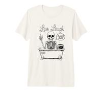 Live Laugh Toaster Bath Camiseta Premium