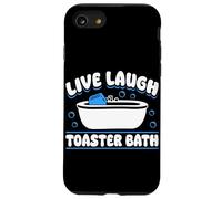 Live Laugh Toaster Bath Dark Humor Mood Carcasa para iPhone SE (2020) / 7 / 8
