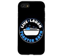 Live Laugh Toaster Bath Dark Humor Mood Carcasa para iPhone SE (2020) / 7 / 8