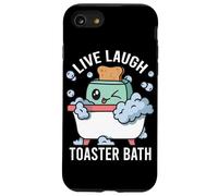 Live Laugh Toaster Bath Dark Humor Mood Carcasa para iPhone SE (2020) / 7 / 8