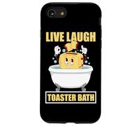 Live Laugh Toaster Bath Dark Humor Mood Carcasa para iPhone SE (2020) / 7 / 8