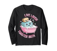 Live Laugh Toaster Bath Funny Life Funny Diching Cute Kawaii Manga Larga