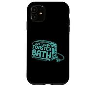 Live Laugh Tostadora Baño Optimismo Divertido Dicho Broma Carcasa para iPhone 11