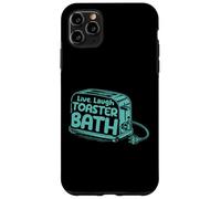 Live Laugh Tostadora Baño Optimismo Divertido Dicho Broma Carcasa para iPhone 11 Pro Max