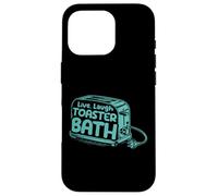 Live Laugh Tostadora Baño Optimismo Divertido Dicho Broma Carcasa para iPhone 16 Pro