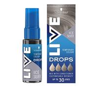LIVE Live Schwarzkopf Color Drops, vegano, semipermanente, dura de 2 a 12 lavados, Ice Silver, 30 ml