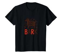 Live Love Bark: Adorable Amante de los Perros Camiseta, Niños, Negro, 12 años