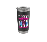 Live Love Heal NICU Nurse American Flag Nursing Nurses Vaso térmico de acero inoxidable de doble pared