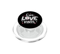 Live Love Vinyl Record Music Phonograma PopSockets PopGrip para MagSafe