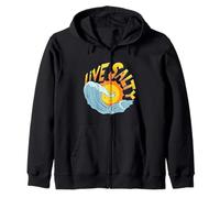 Live Salty, Sand Sun Beach Casual Beachwear Sudadera con Capucha