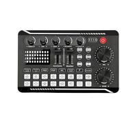Live Sound Card, Audio Mixer, DJ Mixer Effects, Podcast Production Studio Equipment, Mixer Board With Voice Changer, Improved Audio Clarity, Long Endurance Time For Streaming
