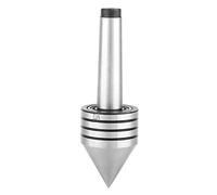 Live Tailstock Center, MT2 Heavy Duty Live Bearing Tailstock Center Metal Torno de Madera Torneado de Alta precisión 0.01 MM