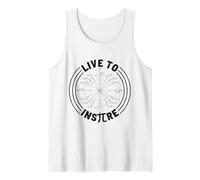 Live To Inspire Inspire Inspirador Matemáticas Diciendo Pi Day Camiseta sin Mangas