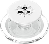 Live To Inspire Pi Símbolo Matemáticas Diciendo Pi Day Math Teacher PopSockets PopGrip para MagSafe