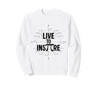 Live To Inspire Pi Símbolo Matemáticas Diciendo Pi Day Math Teacher Sudadera