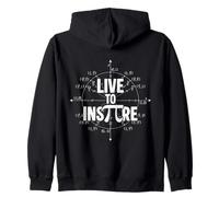 Live To Inspire Pi Símbolo Matemáticas Diciendo Pi Day Sudadera con Capucha