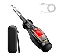 Live Wire Detector Screwdriver - USB Charging Feature, 7 pulgadas External Voltage Device, Weatherproof Workshop Light Component, Durable Orange Fastener | Utility Tool For Technicians & Electrici